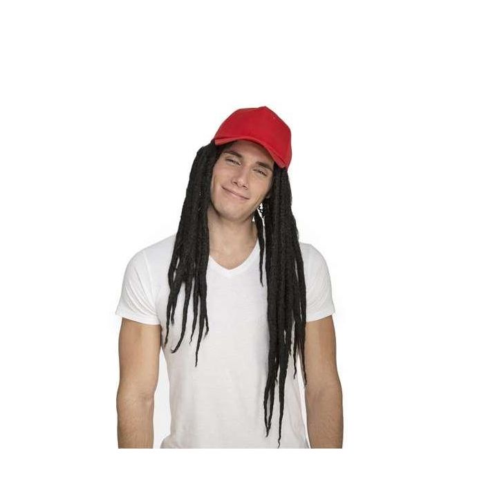 Peluca de rastas con gorra Peluca de rastas con gorra
