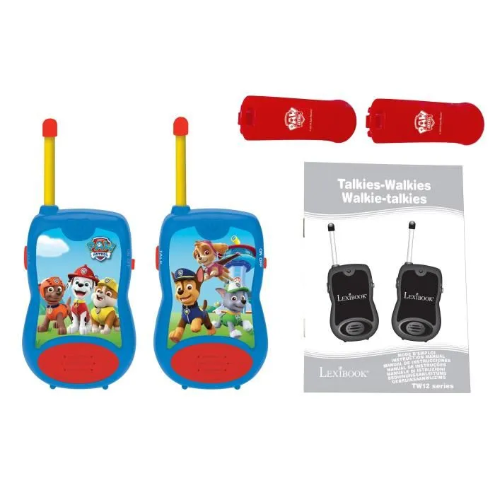 Lexibook Walkie Talkie Patrulla Canina TW12PA 120M +3 Años Lexibook Walkie Talkie Patrulla Canina TW12PA 120M +3 Años