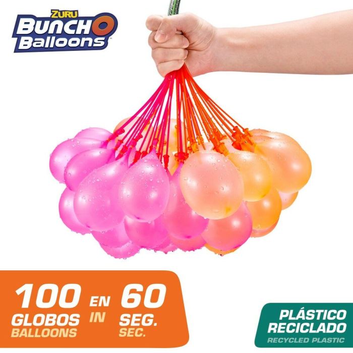 Globos de Agua con Inflador Zuru Bunch-o-Balloons 24 Unidades 4