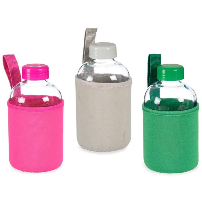 Botella Cristal Neopreno 600Ml 3Pzs Surt Col Vivos Vivalto 9X16CM (24 Unidades) 1 Botella Cristal Neopreno 600Ml 3Pzs Surt Col Vivos Vivalto 9X16CM (24 Unidades) 1