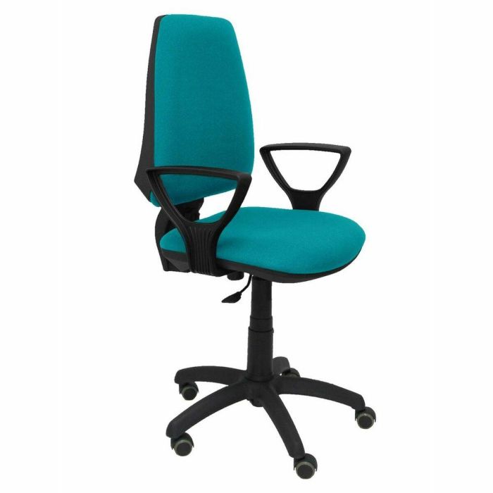 PIQUERAS Y CRESPO Silla Elche CP bali turquesa brazos fijos ruedas de parque PIQUERAS Y CRESPO Silla Elche CP bali turquesa brazos fijos ruedas de parque
