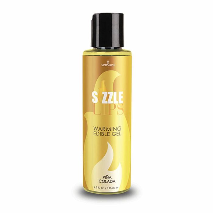 Gel Lubricante de Masaje Sizzle Lips Sensuva Piña Colada 125 ml