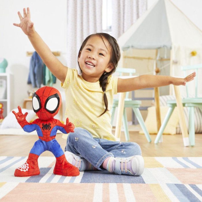 Hasbro F6722 Figura Electrónica Spidey Marvel: Canta, Baila, Gatea. Con Sonidos, Frases y 2 Canciones. Idiomas Español, Inglés y Más +3 años 1 Hasbro F6722 Figura Electrónica Spidey Marvel: Canta, Baila, Gatea. Con Sonidos, Frases y 2 Canciones. Idiomas Español, Inglés y Más +3 años 1