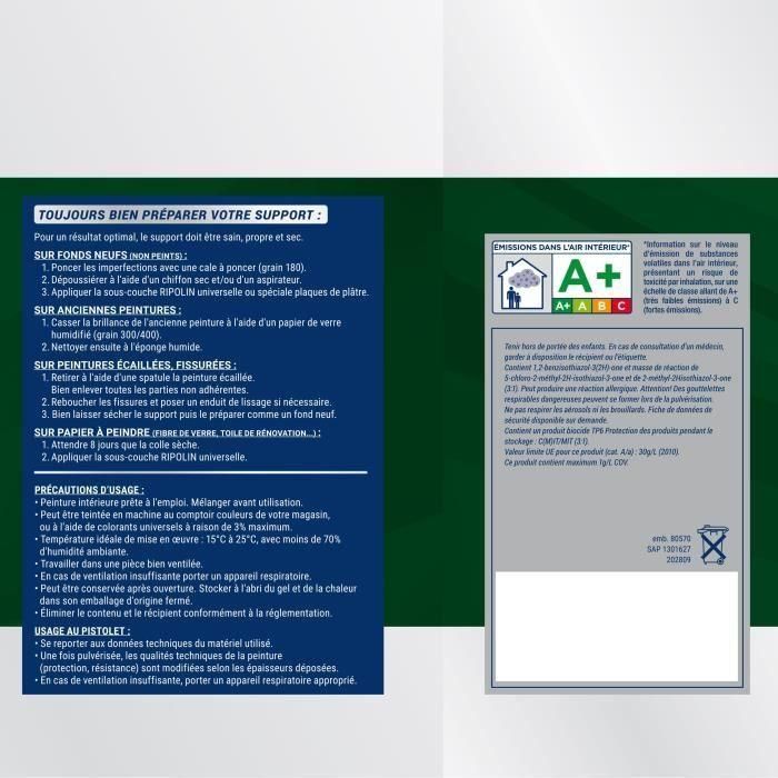 Pintura monocapa para paredes y techos blanco satinado 10L Ripolin 5 Pintura monocapa para paredes y techos blanco satinado 10L Ripolin 5