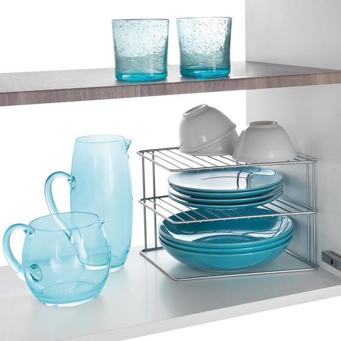 Metaltex Palio Rinconera de 3 alturas 25 x 25 x 19 cm para ordenar platos 2 Metaltex Palio Rinconera de 3 alturas 25 x 25 x 19 cm para ordenar platos 2