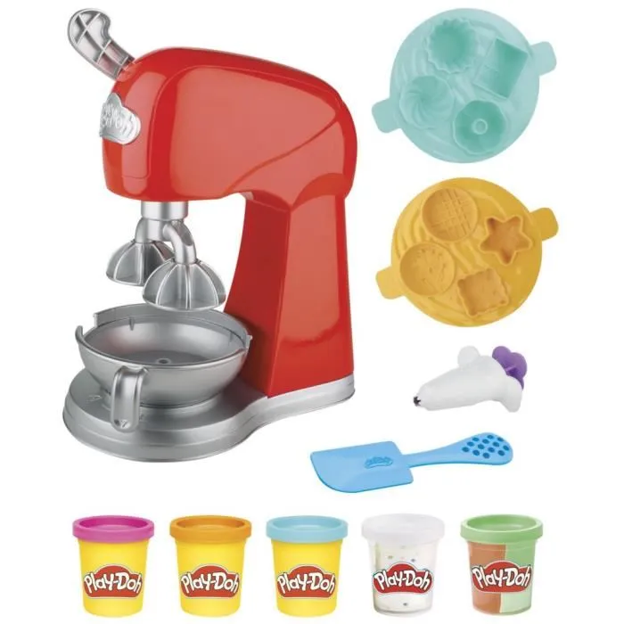 Play-Doh Batidora Mágica F4718 Hasbro Juego de Plastilina para Crear Pastelitos y Galletas 1