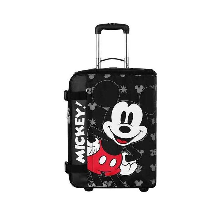 Karactermania Maleta de Cabina Plegable Mickey Mouse Surprise Negra Poliéster 35x20x55 cm 3