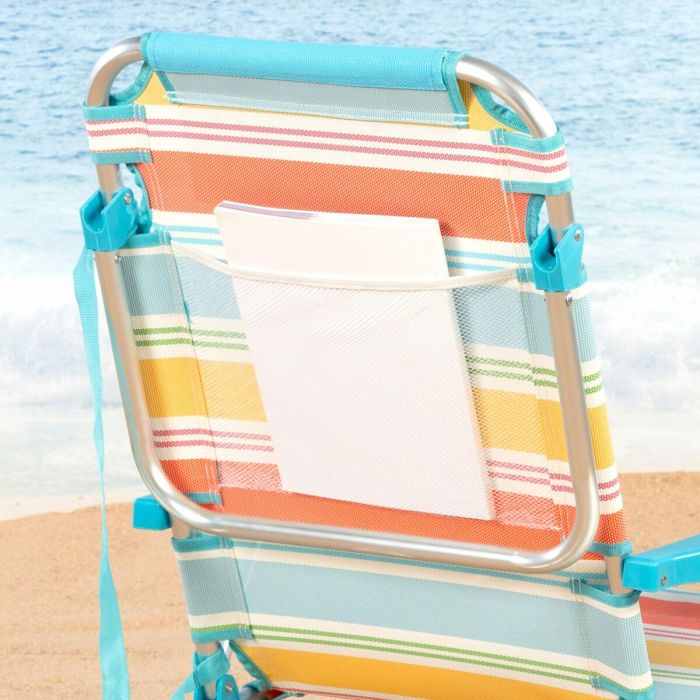 Silla de Playa Aktive 48 x 90 x 60 cm (2 Unidades) 2 Silla de Playa Aktive 48 x 90 x 60 cm (2 Unidades) 2
