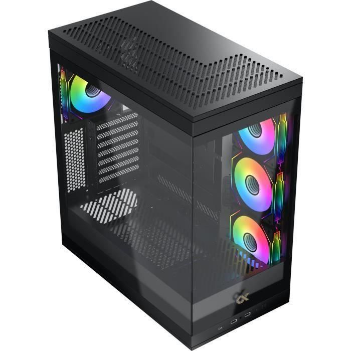 Caja PC - XIGMATEK - META - Torre Media - E-ATX - Vidrio Templado - ARGB - Negro 1 Caja PC - XIGMATEK - META - Torre Media - E-ATX - Vidrio Templado - ARGB - Negro 1