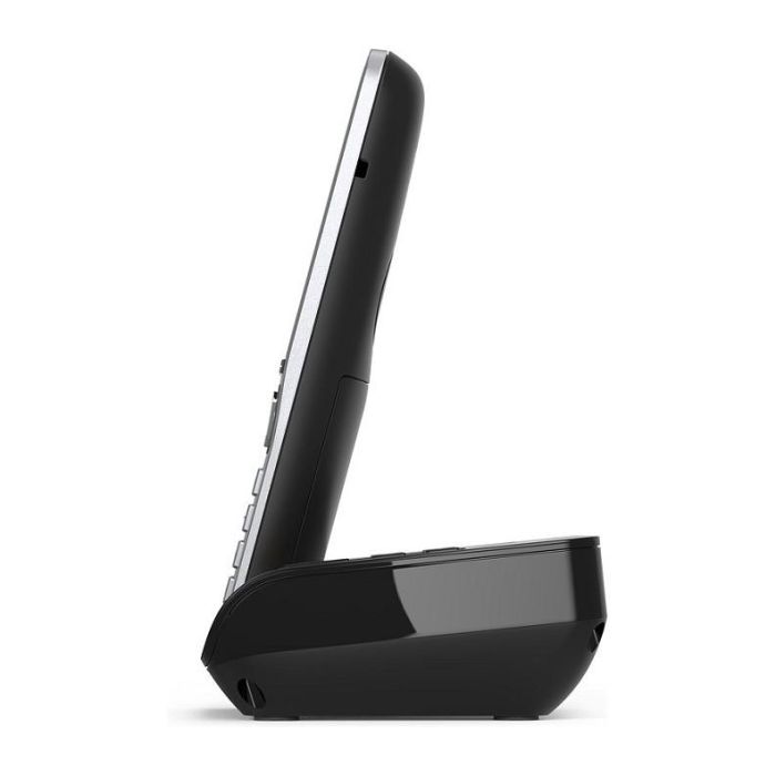 Gigaset COMFORT 500A trio Teléfono DECT/analógico con manos libres y contestador automático, Negro Plata 9