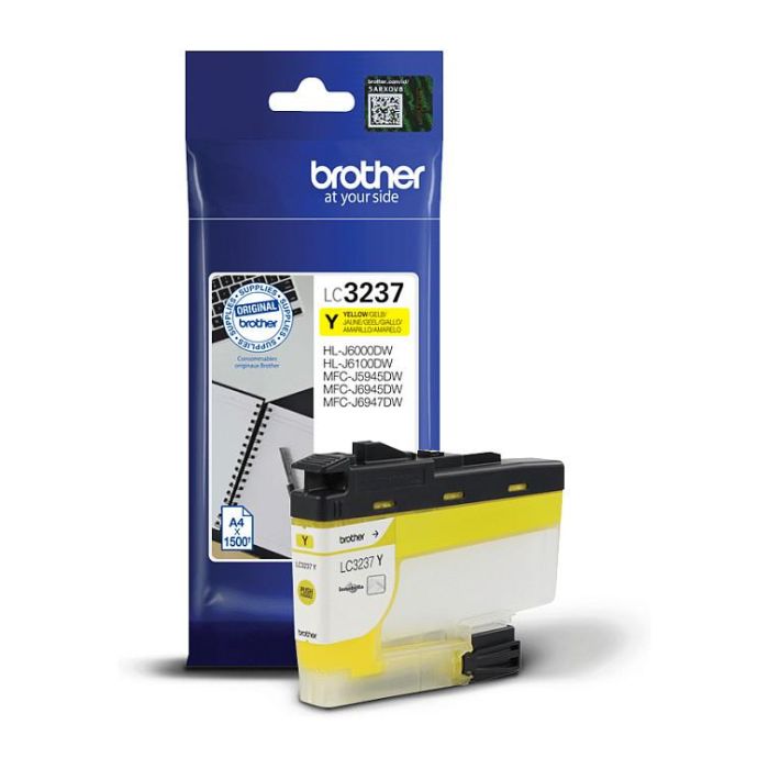 BROTHER Cartucho de tinta amarillo LC3237Y