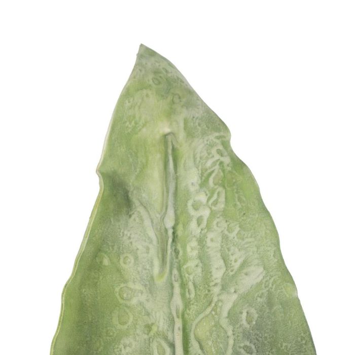 Rama Hoja Verde Nailon Decoración 129 cm