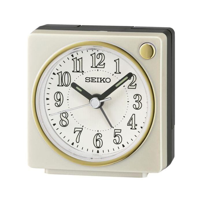 Reloj-Despertador Seiko QHE197W Dorado Reloj-Despertador Seiko QHE197W Dorado