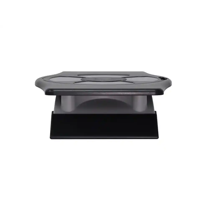 Q-connect Soporte para Monitor Giratorio y Ajustable en Altura con Plataforma, HIPS, 411x287x99 mm 3