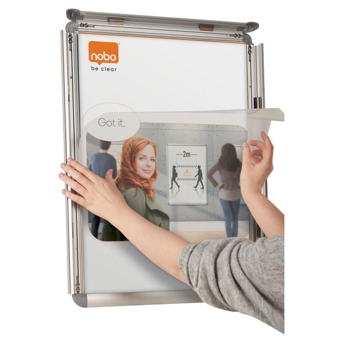 Tablón de Anuncios Nobo Aluminio Polipropileno 4 Tablón de Anuncios Nobo Aluminio Polipropileno 4