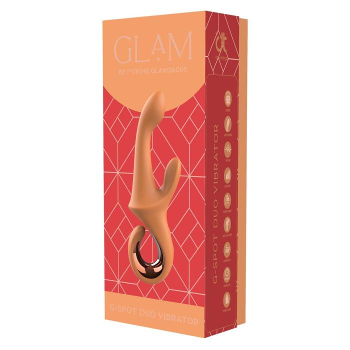 Vibrador Doble Estimulación Dream Toys Glam Naranja 1 Vibrador Doble Estimulación Dream Toys Glam Naranja 1