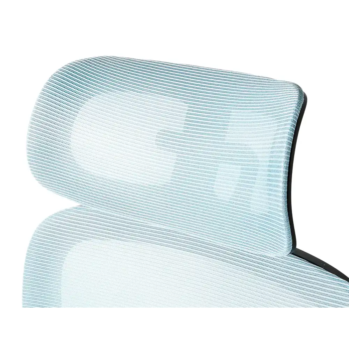 Q-connect Silla de Dirección Sorrento Malla Base Metálica Ruedas Premium, Color Azul Gris, Altura Máx. 1320 mm, Ancho 650 mm, Profundidad 600 mm 8