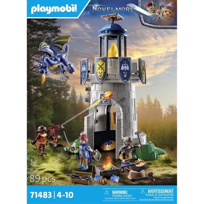 Playmobil Torreta de los Caballeros de Novelmore con Dragón 71483 4