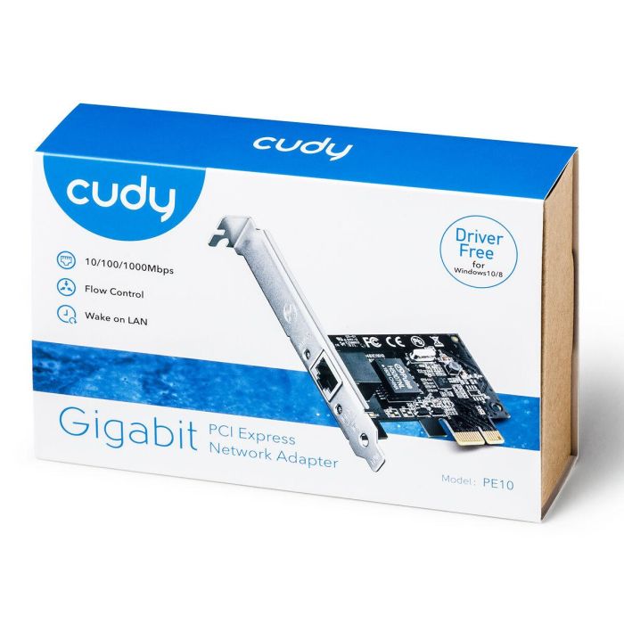 Cudy PE10 adaptador y tarjeta de red Interno Ethernet 1000 Mbit/s 1 Cudy PE10 adaptador y tarjeta de red Interno Ethernet 1000 Mbit/s 1
