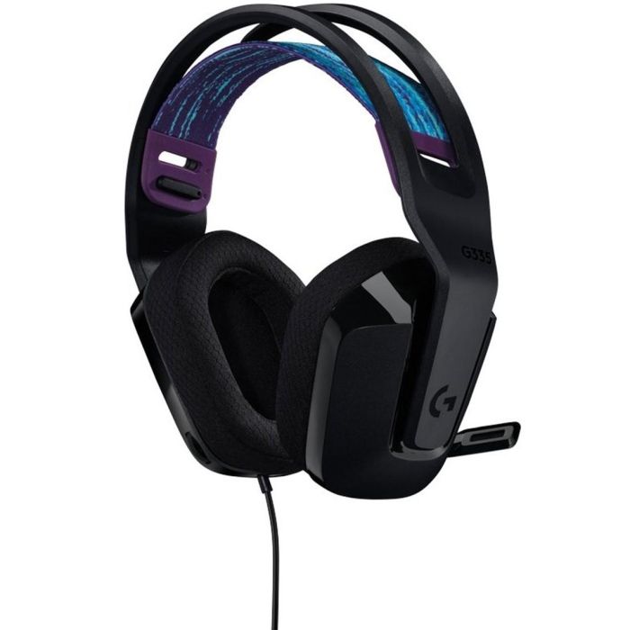 Logitech G335 Auriculares Gaming con Micrófono, Diadema Ajustable, Plug and Play, Compatible con PC, Consolas y Móviles, 240g, Negro - 981-000978 1