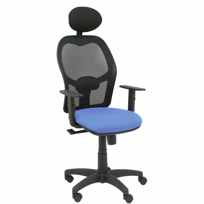 Silla de Oficina con Cabecero P&C B10CRNC Azul Silla de Oficina con Cabecero P&C B10CRNC Azul