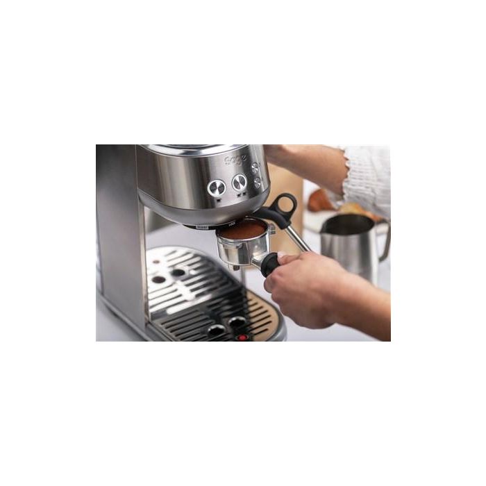 Sage Cafetera Espresso Manual Bambino INOX, Portafiltros 54 mm, 19 g, ThermoJet, Texturizado Leche, PID 8 Sage Cafetera Espresso Manual Bambino INOX, Portafiltros 54 mm, 19 g, ThermoJet, Texturizado Leche, PID 8