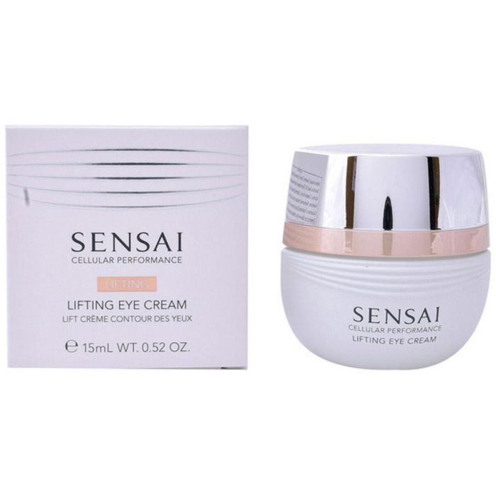 Sensai CELLULAR PERFORMANCE LIFTING eye cream, Contorno de ojos hidratante para todo tipo de pieles 15 ml