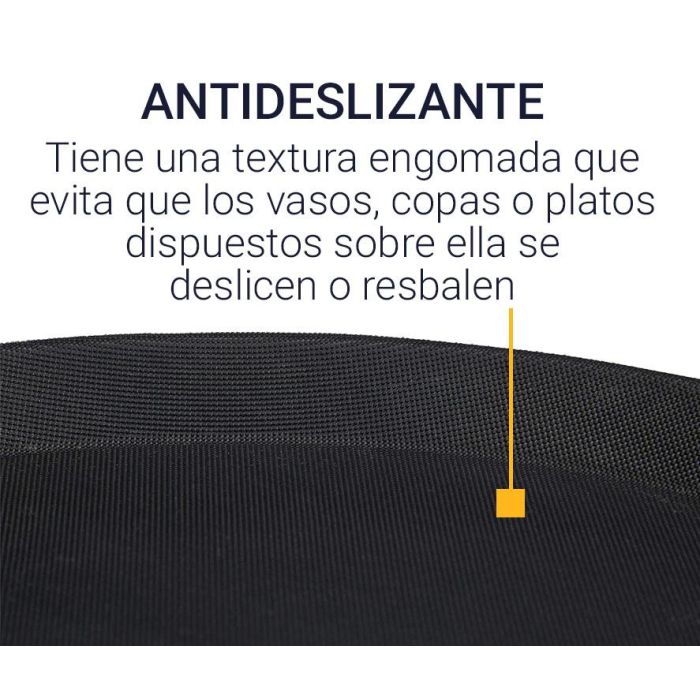 My Bar Bandeja Camarero Antideslizante 40.4 cm x 40.4 cm 11