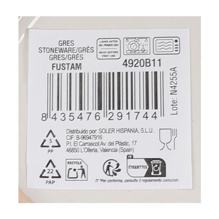 Bol Fustam 860 ml - Inde - 15.5 x 8.4 cm (24 Unidades) 1 Bol Fustam 860 ml - Inde - 15.5 x 8.4 cm (24 Unidades) 1