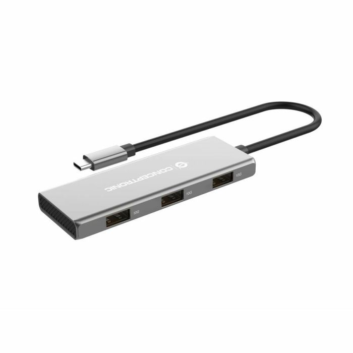 Conceptronic HUBBIES17G Hub USB Tipo C 7 Puertos USB 3.2 Gen 2 10Gbps Power Delivery 100W 4 Conceptronic HUBBIES17G Hub USB Tipo C 7 Puertos USB 3.2 Gen 2 10Gbps Power Delivery 100W 4