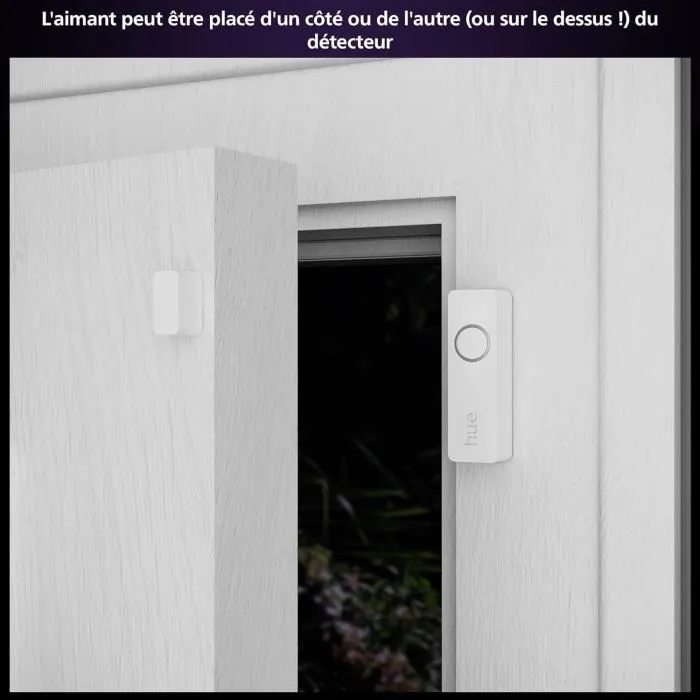 Philips Hue Sensor de contacto para puerta o ventana, 2 unidades, PHI1737159822572, Secure, Instalación fácil, Control app, Blanco 3 Philips Hue Sensor de contacto para puerta o ventana, 2 unidades, PHI1737159822572, Secure, Instalación fácil, Control app, Blanco 3