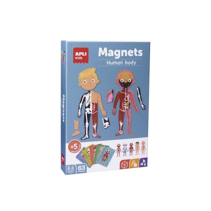 Juego Magnetico Apli Cuerpo Humano 63 Piezas