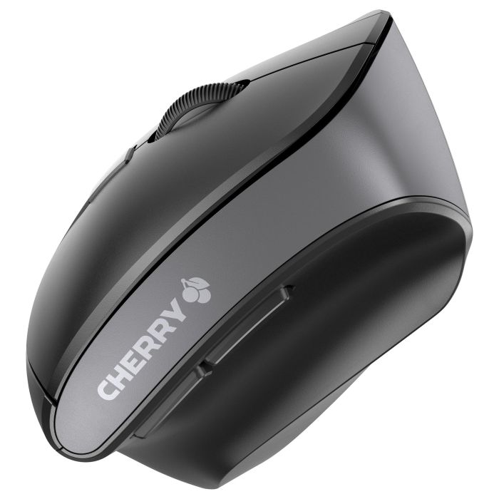 Cherry Ratón Inalámbrico MW 4500 LEFT Ergonómico Vertical 45 para Zurdos, 6 Botones, 1200 dpi, Plug & Play, Compatible Windows/Mac