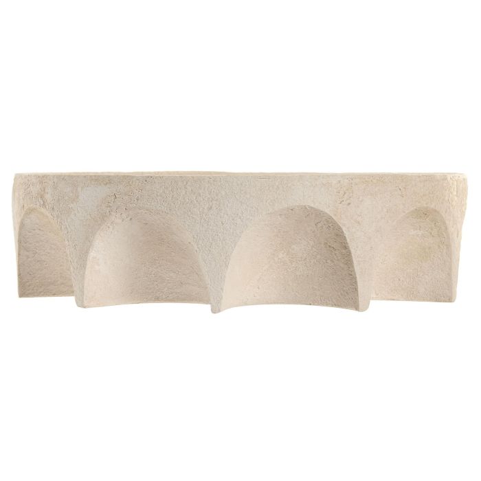Centro Mesa Scandi DKD Home Decor Crema 26 x 7 x 26 cm (6 Unidades) 2