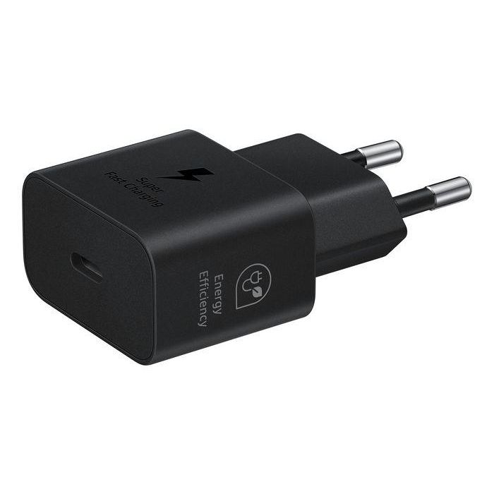 Samsung Cargador de Pared Rápido 25W Negro (sin cable) Adaptador de Corriente para Móviles y Tablets 3