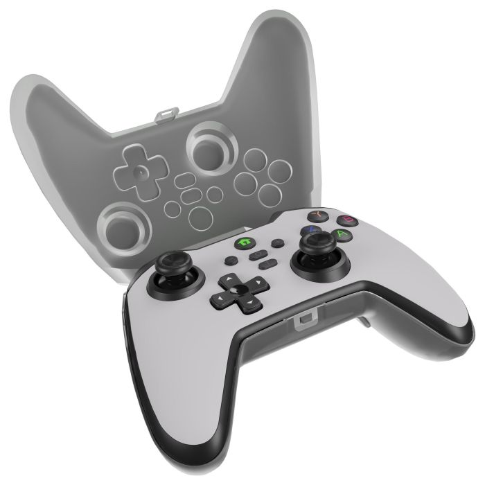 GENESIS Mangan 400 Blanco Gamepad Bluetooth Analógico/Digital para Android, MAC, Nintendo Switch, PC, iOS