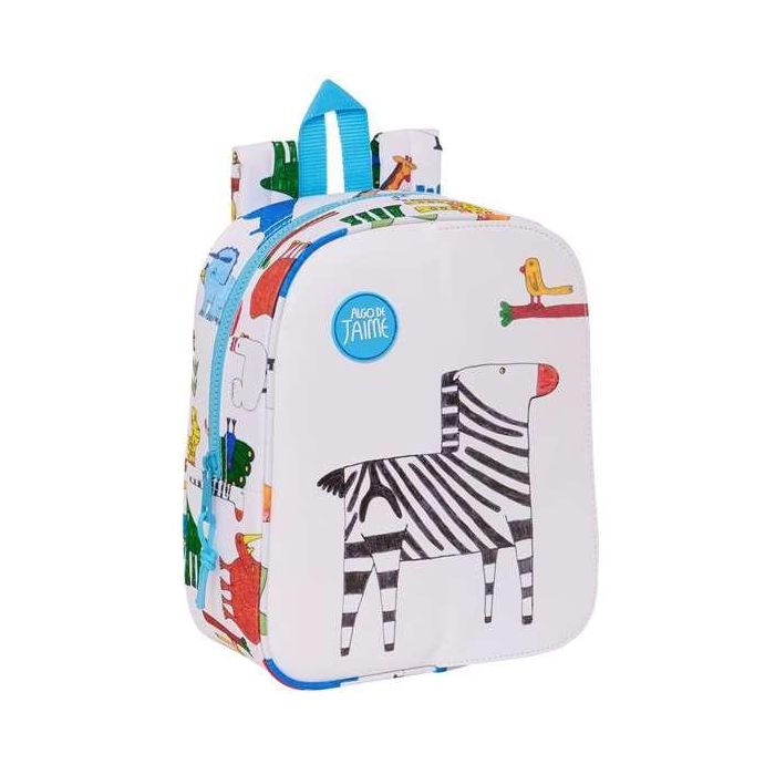 Mochila Infantil Algo de Jaime Blanco 22 x 27 x 10 cm 3