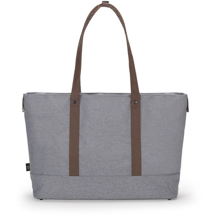 DICOTA D31978-RPET Eco Shopper Motion - Estuche de poliéster para portátil 13-14.1" (35.8 cm), gris claro, resistente al agua 1