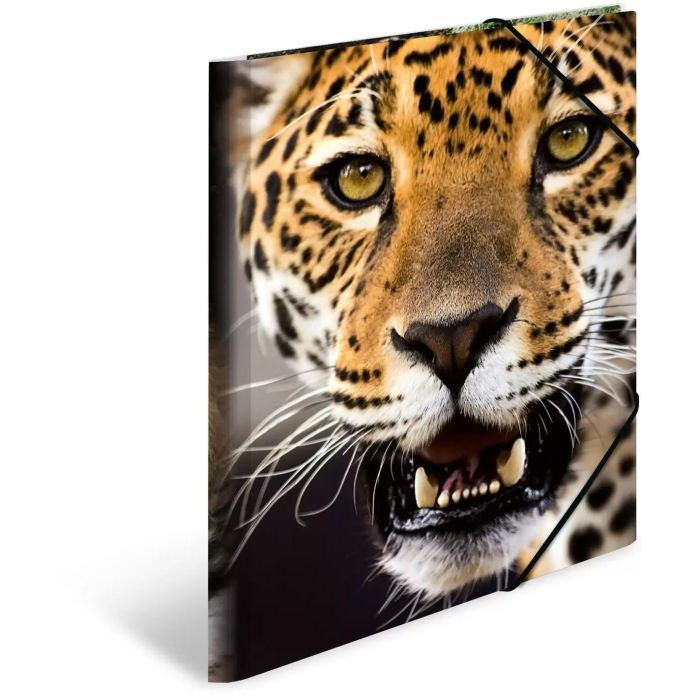 HERMA Sammelmappe A4 Leopard Polypropylen 1