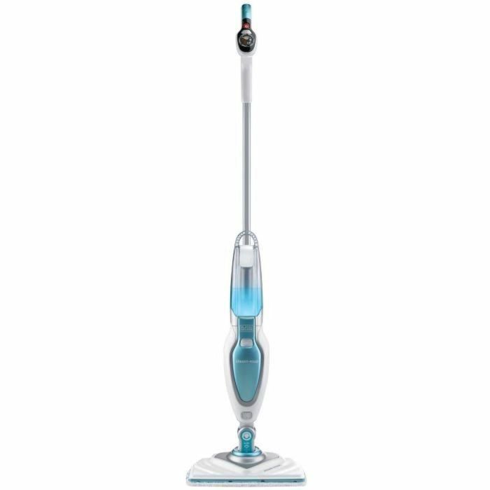 BLACK+DECKER FSM1630-QS Limpiador a vapor escoba Deluxe 1600W, depósito 460ml, calentamiento 15s, autonomía 19min, Blanco 0 BLACK+DECKER FSM1630-QS Limpiador a vapor escoba Deluxe 1600W, depósito 460ml, calentamiento 15s, autonomía 19min, Blanco 0
