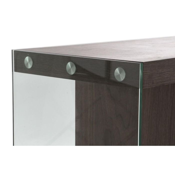 Aparador DKD Home Decor Marrón Transparente Cristal Nogal Madera MDF 160 x 45 x 80 cm 6