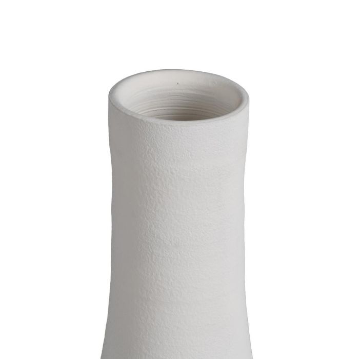 Jarrón Blanco Barro Decoración 27 X 27 X 100 cm