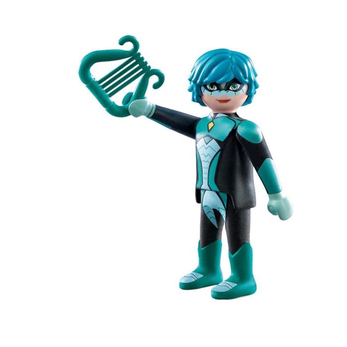 Playmobil 71868 Miraculous Viperion Figura de Acción Luka Couffiane con Arpa y Escudo 1 Playmobil 71868 Miraculous Viperion Figura de Acción Luka Couffiane con Arpa y Escudo 1