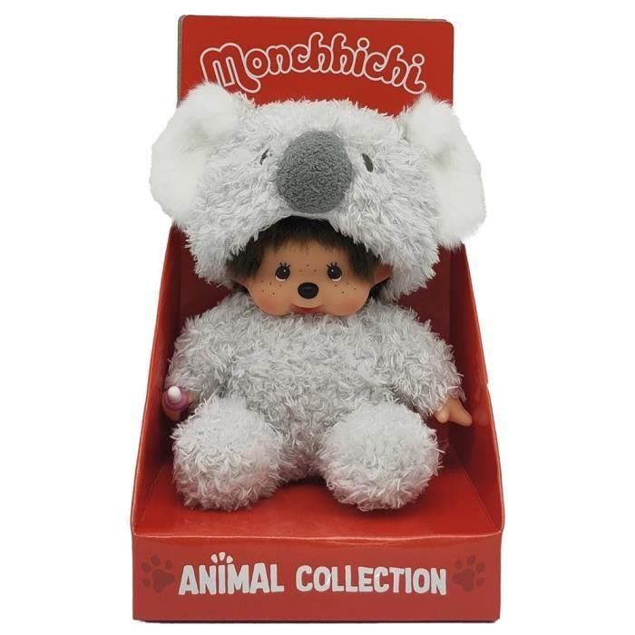 Bandai BAN1710185481824 Peluche Monchhichi Koala suave