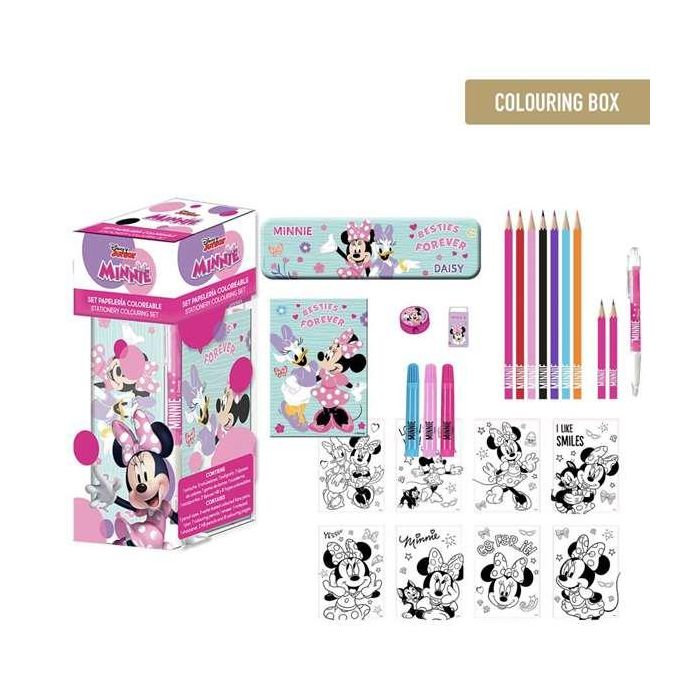 Set papelería coloreable minnie 8.0 x 24.0 x 8.0 cm 1