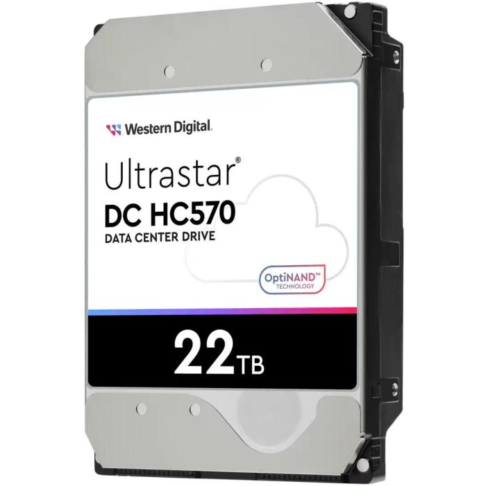 Western Digital Ultrastar DH HC570 22TB HDD 7200 RPM 512MB SATA III 3.5" para Servidor/Estación de Trabajo 1 Western Digital Ultrastar DH HC570 22TB HDD 7200 RPM 512MB SATA III 3.5" para Servidor/Estación de Trabajo 1