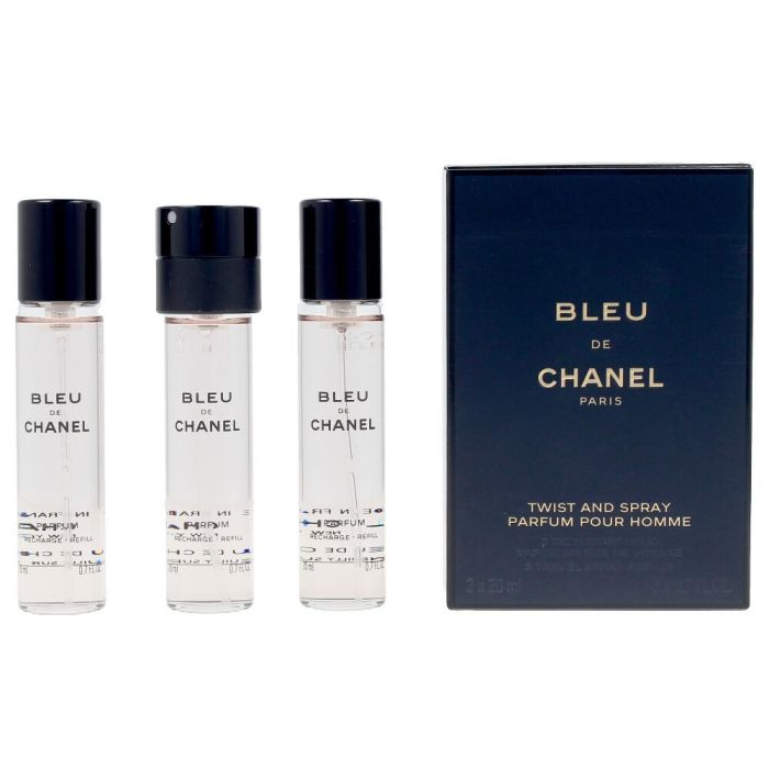Chanel Bleu Eau de Parfum Vapo Twist & Spray Recarga Hombre 3 x 20 ml 1