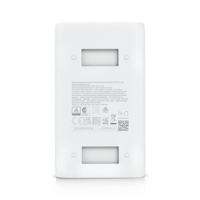 Ubiquiti 10G PoE++ Adapter (60W), 54V DC @ 1.12A, 106 x 63 x 34 mm (4.2 x 2.5 x 1.3") 12 Ubiquiti 10G PoE++ Adapter (60W), 54V DC @ 1.12A, 106 x 63 x 34 mm (4.2 x 2.5 x 1.3") 12