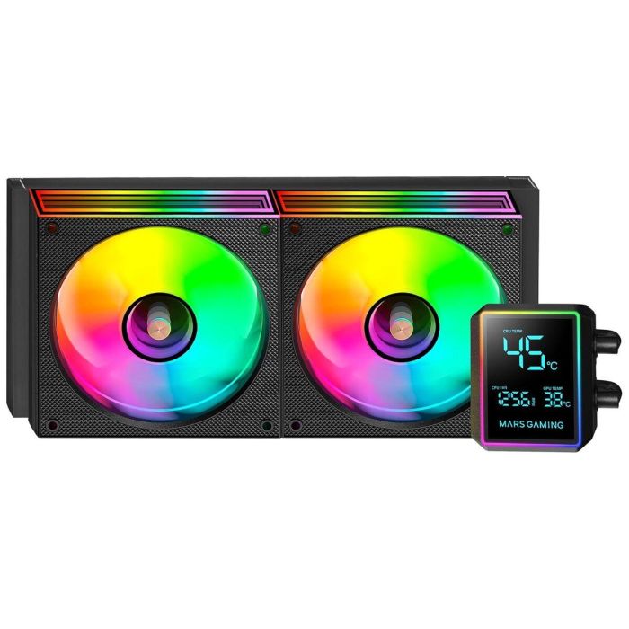 Base de Refrigeración para Portátil Mars Gaming MLLCDPRO240 0 Base de Refrigeración para Portátil Mars Gaming MLLCDPRO240 0