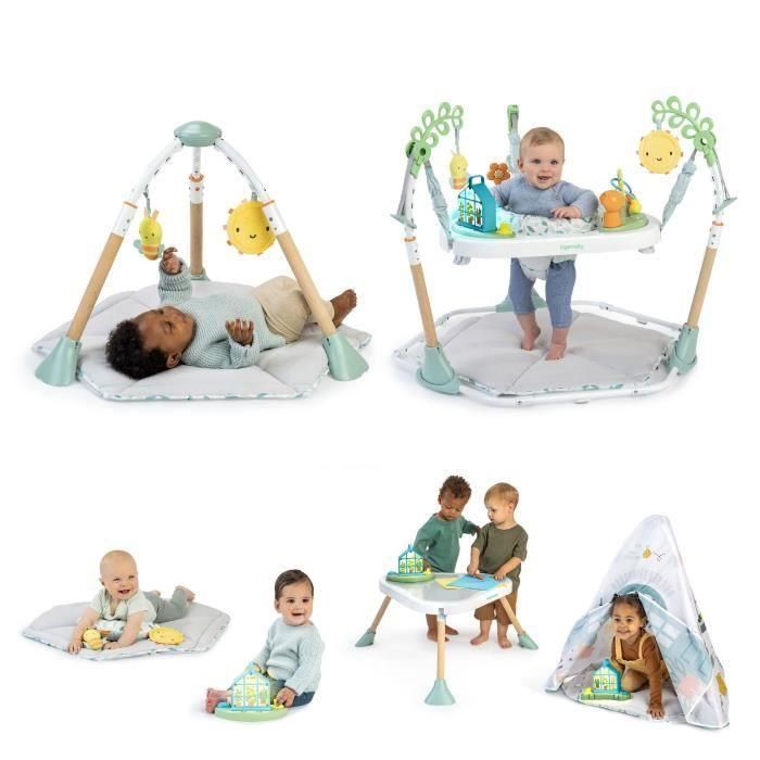 Ingenuity BAB0074451998971 Hamaca Bebé 6 en 1: Tapete de Juego, Tipi, Mesa de Actividades y Juguetes Extraíbles 1 Ingenuity BAB0074451998971 Hamaca Bebé 6 en 1: Tapete de Juego, Tipi, Mesa de Actividades y Juguetes Extraíbles 1